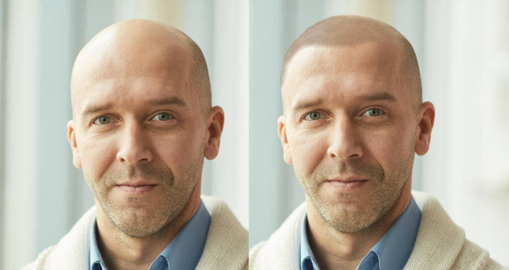 Affordable scalp micropigmentation results – Stanmore, London